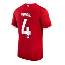 Liverpool Virgil van Dijk #4 Hemmatröja 2023-24 Korta ärmar